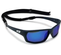 Cressi Bill Sunglasses W/Lace, Blue/Mirrored Lenses Blue, Standard