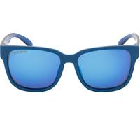 Cressi Bivi Sunglasses Blue/Mirrored Lens Blue - Lightweight Polarised Unisex Sports Sunglasses use at Sea, Boating and Fishing, Frame TR90 Blu, Lens TAC Mirrored Blue