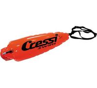 CRESSI Boa Floating Buoy Small - Small Inflatable Buoy for Swimmer/Snorkeler/Sub Signaling, Orange, Size S, Unisex