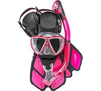 Cressi Bonete Pro Dry Set, Translucent Pink, L/XL