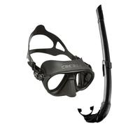 Cressi Calibro + Corsica Snorkeling Combo - Black