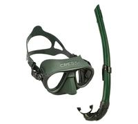 Cressi Calibro + Corsica Snorkeling Combo - Green