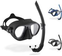 Cressi Calibro And Corsica Snorkeling Set Black