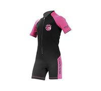 Cressi Kids Little Shark Shorty Wetsuit - Black/Pink, 13 - 14 Years