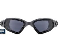 CRESSI Clear Eyes Goggles Black/Grey Smoked Lens - Unisex Pure Silicone Swimming Goggles with Molecular Anti Fog Lens Treatment, Black/Grey Smoked Lens, One Size