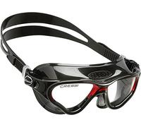 Cressi Cobra Anti Fog Premium Swim Goggles Mask - Black/Red
