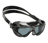 Cressi Cobra Anti Fog Premium Swim Goggles Mask - Black Smoked Lens