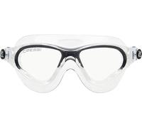 Cressi Cobra Anti Fog Premium Swim Goggles Mask - Clear/Black, Junior