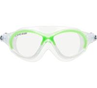 Cressi Cobra Kid - Premium Swim Goggle Kid's Mask 7/15 Years Kids, Clear Lime