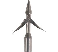 Cressi Crg1B Unisex Adult Mini Spear Head Inox Spearfishing Spear Head - Black, Uni, FA390001