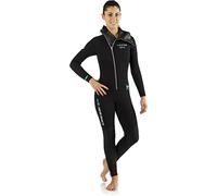 Cressi Diver Lady Monopiece Wetsuit 5mm, Black/Aquamarine 5mm, L/4