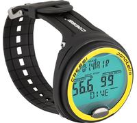 Cressi Donatello - Adult Unisex Professional Underwater Wrist Computer for Diving in Air/Nitrox and Apnea, Black/Yellow, One Size