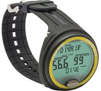 Cressi Donatello - Adult Unisex Professional Underwater Wrist Computer for Diving in Air/Nitrox and Apnea, Black/Yellow, One Size