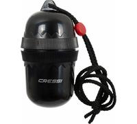 Cressi Dry Box 100mm Black - Watertight Dry Box Store Objects Securely and Protect from Sand, Dust, and Debris, Black, 100mm, Unisex