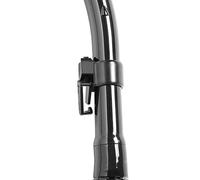 CRESSI Dry Snorkel - Unisex Premium Dry Snorkel for Diving/Apnea/Snorkeling, Black/Black, One Size