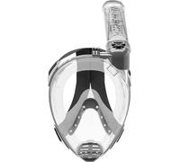 CRESSi Duke Action Adult Full Face Snorkel Mask, Dry Snorkel, Wide View | Natural Nose & Mouth Breathing, CO2 Safe Dry Top Snorkel, Action Camera Mount, 100% Silicone Skirt, For Snorkelling Holidays
