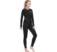 CRESSI Endurance Lady Monopiece Wetsuit 3mm - Women's Double lined Neoprene Black 3mm One-piece Wetsuit for Diving and Snorkelling, L/4