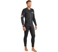 CRESSI Endurance Man Monopiece Wetsuit 3mm - Men's Double lined Neoprene Black 3mm One-piece Wetsuit for Diving and Snorkelling, XL/5