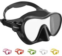 Cressi F1 - Frameless Diving Mask F1 - Snorkel Mask, Adult Unisex - Anti-Fog Glass Lens - Silicone Skirt Comfort - Silver - One Size