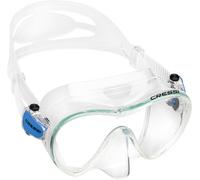 Cressi F1 Frameless Masks, Clear/Clear/Blue