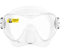 Cressi F1 Frameless Snorkel Mask for Adults, Diving Mask, 100% Silicone | Scuba Mask, Snorkel Set Adults, Frameless Build, Single-Lens View, Tempered Glass Lens, Snorkeling Mask Adult