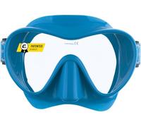 Cressi F1 Frameless Snorkel Mask for Adults, Diving Mask, 100% Silicone | Scuba Mask, Snorkel Set Adults, Frameless Build, Single-Lens View, Tempered Glass Lens, Snorkeling Mask Adult