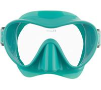 CRESSI F1 Small Mask Turquoise - Frameless Soft Silicone Mask for Snorkelling and Diving, Turquoise, One Size, Youth Unisex