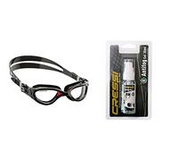 Cressi Flash Adult Swim Goggles with Unisex Anti Fog for Diving Masks/Swim Goggles, Transparent, 30 ml