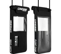 Cressi Unisex Case Dry Phone Case Floating and waterproof cover for devices with screens up to 6 200g, Black, 15 cm UK