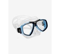 Cressi Focus Diving Goggles white blue with clear lenses