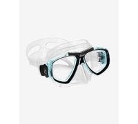 Cressi Focus Diving Goggles White Light Blue with Clear Lenses