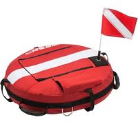 CRESSI Unisex Adult Freediving Buoy Inflatable Marker Buoy for Apnea and Diving, Swimming, Water Activities, High Visibility, Red/White, One Size