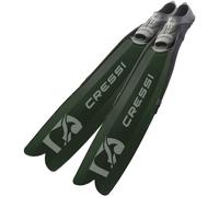 Cressi Gara Modular Boost Fins Green - Long Fins Ideal for Intermediate and Advanced Free Diving and Spear Fishing, Green, 46/47, Unisex Adult
