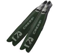 Cressi Gara Modular Boost Fins Green - Long Fins Ideal for Intermediate and Advanced Free Diving and Spear Fishing, Green, 42/43, Unisex Adult