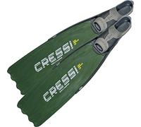 Cressi Gara Modular LD Free Diving/Spear Fishing Fins - Green, Size 44/45