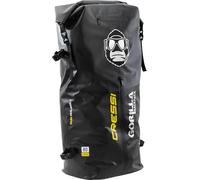 Cressi Gorilla Backpack - Unisex Backpack Bag, Black 80 L - Heat Sealed Waterproof Ideal for Underwater Diving Equipment, keeps Surfaces Dry where they are Stored or Transported