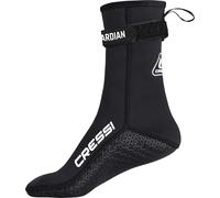 CRESSI Guardian High Neoprene Socks 2mm 2XL - 2mm Neoprene High Socks with Velcro Strap, Ideal for All Water Sports Enthusiasts, Black, 2XL, Unisex