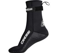 CRESSI Guardian Mid-High Neoprene Socks 2mm S - 2mm Neoprene High Socks with Velcro Strap, Ideal for All Water Sports Enthusiasts, Black, S, Unisex