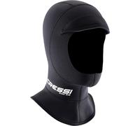 CRESSI Guardian Peaked Hood Unisex 2mm 2XL/6 - Hood with 2mm Double Lined Neoprene Visor, Designed for Surface Water Sports, Black, 2XL/6, Unisex