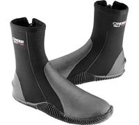 Cressi Isla W/Sole Boots Black/Red 7mm L_UK 8/8.5_EU 42/43 Unisex Diving Neoprene Boots with Rubber Soles