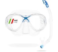 Cressi Kids' C Estrella VIP Jr Clear/Lime Junior Snorkeling/Diving Combo Set