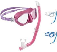 Cressi Kids Moon Snorkeling Mask, Pink/Lilac, 5-10 Years