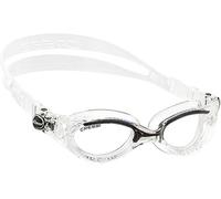 Cressi Lady Flash Goggles - Separate Eyepiece Swimming Goggles with Fogproof, Scratchproof, Anti-UV Lenses, Clear/Frame Clear Black - Clear Lens, One Size