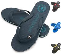 Cressi Leaf Flip-Flop - Unisex Flip-Flops for Beach and Pool - Blue, 9.5/10.5 UK - 43/44 EU
