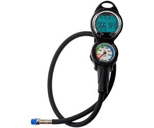 CRESSI Leonardo Diving Console - Black, 2 Bar