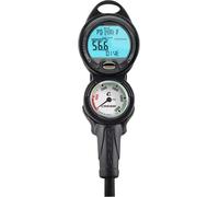 Cressi Leonardo Diving Console - Black, 2 psi