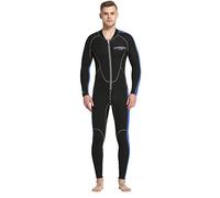 Cressi Lido Man Monopiece Wetsuit 2mm - All-In-One Wetsuit Premium Neoprene High Stretch for Men's,Black / Blue,XXL/6