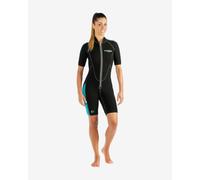 Cressi Lido Lady Shorty Wetsuit - Women's Shorty Wetsuit for Snorkelling, Swimming and Water Sports, in 2mm Ultra Stretch Neoprene