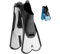 Men's Light Swimming Fins - White ,37/38- UK 4/4.5