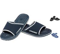 Cressi Unisex Lipari Pool Sandals, Blue White, 4 UK